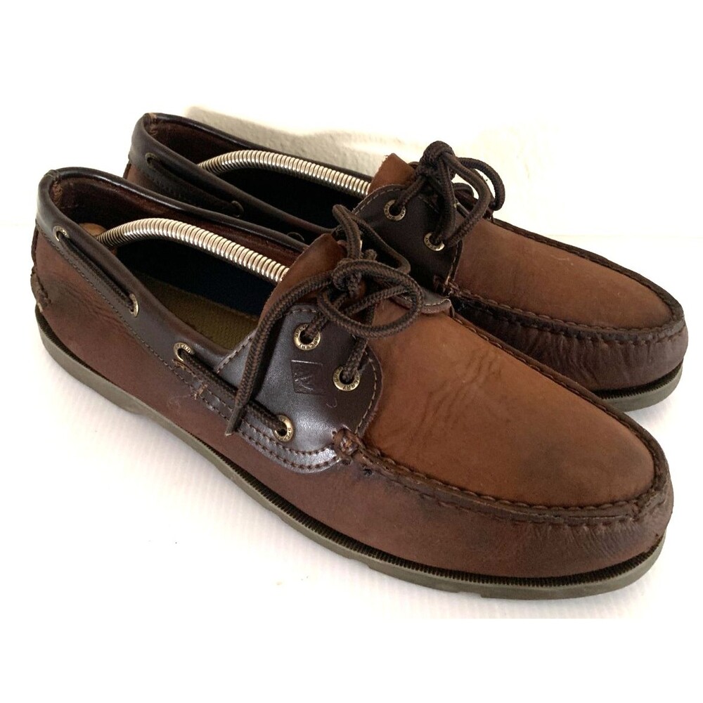 Sperry Men's Top-Sider Authentic Original 2-Eye Boat Shoes Leather Size 11.5